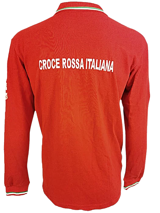 Polo a manica lunga Croce Rossa